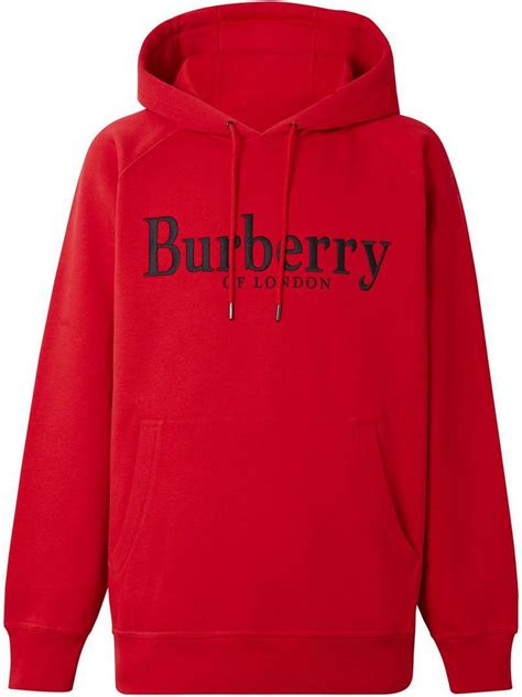 burberry hoodie mens red|Burberry hoodie for men price.